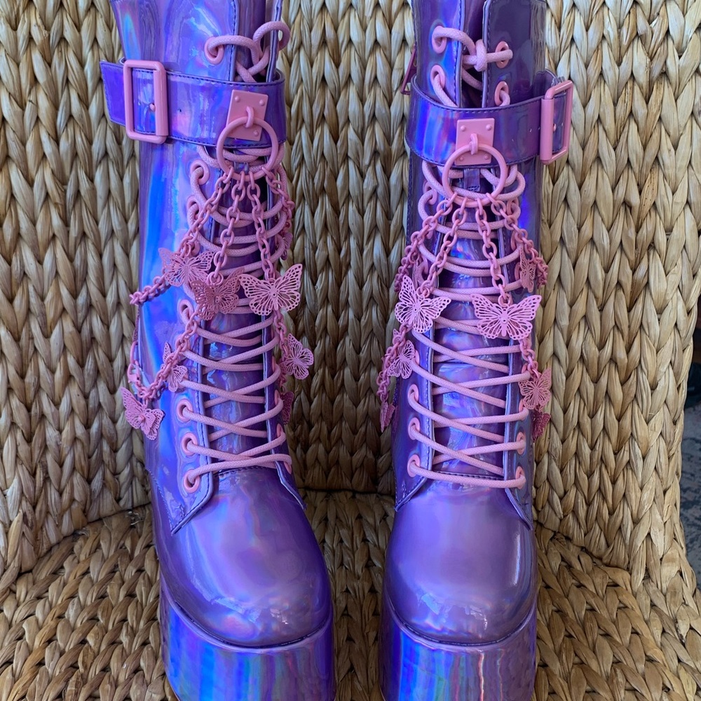 ✨NIB Club Exx Magic Solstice Butterfly 🦋 Boots - Picture 3 of 8